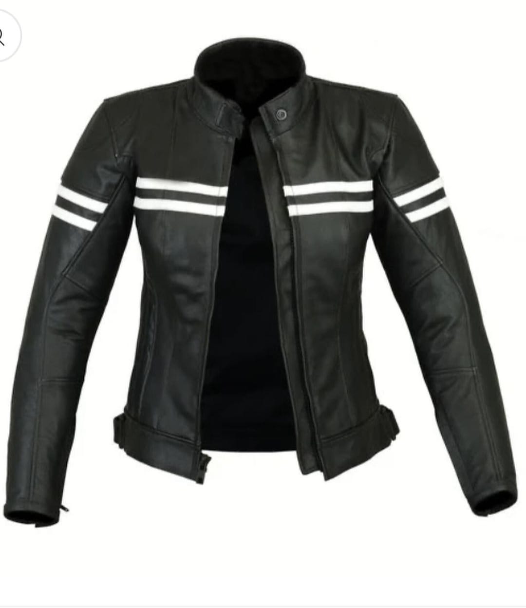 WOMEN MOTORCYCLE LEATHER JACKET MOTORBIKE RACING JACKETS CRUISER ARMORED JACKET